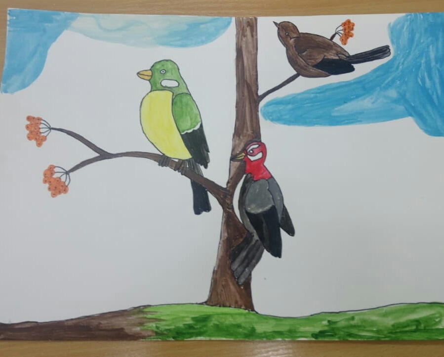 Эмиль Шамсияров: Птицы на дереве