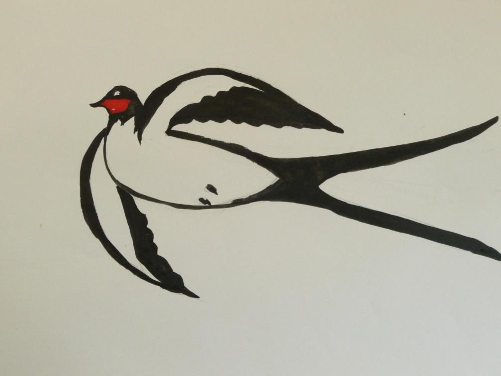 Конкурс первой ласточки. Рисование Ласточка. Рисование перелетные птицы Ласточка. Ласточка рисование для детей. Ласточка красками для детей.