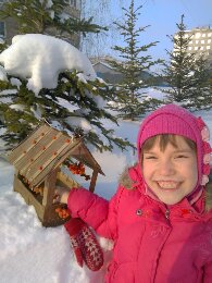 Ангелина Лаврентьева: Кормушка для птиц