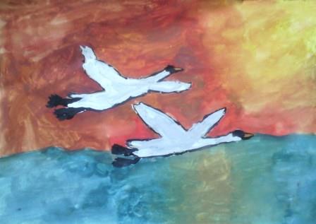 Роксана Чернятина: Летят по небу лебеди