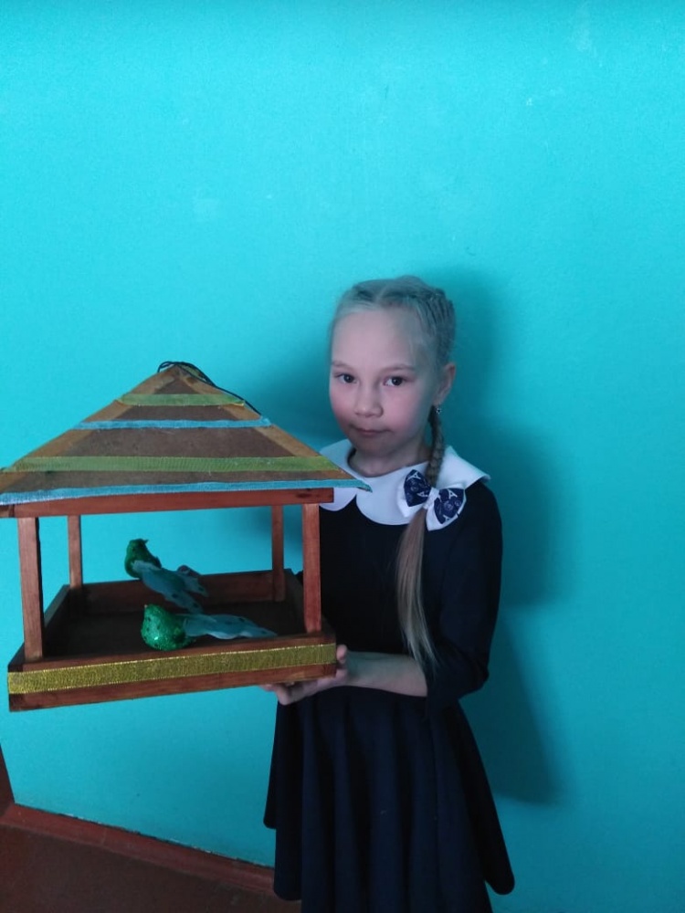 Амина Алибаева: Кормушка для птиц