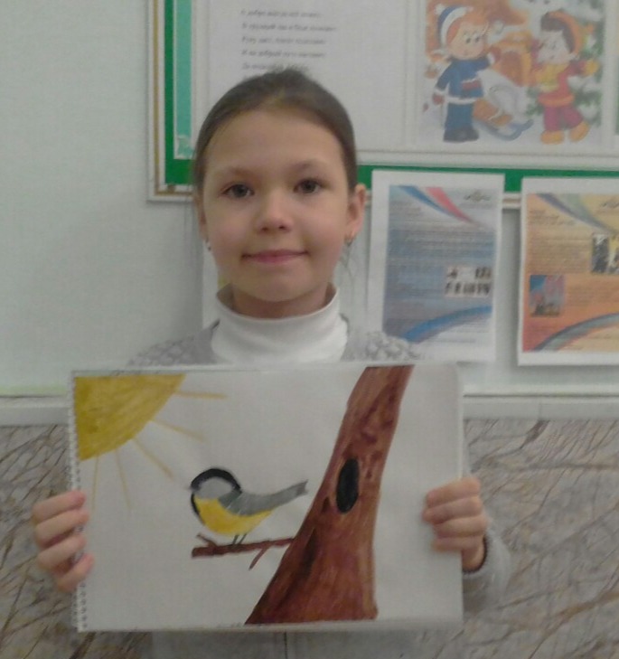 Валерия Сайниева: Синичка - зимняя птичка